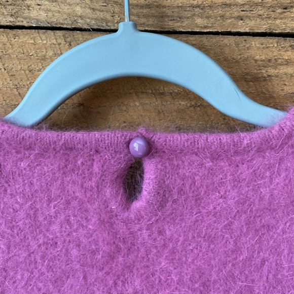 Vintage angora blend sweater medium pink - Picture 7 of 8